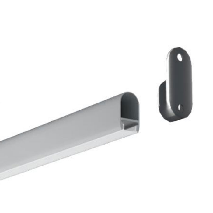 End Bracket For Wardrobe Closet Rod LED Strip Channels End Bracket For Wardrobe Closet Rod LED Strip Channels